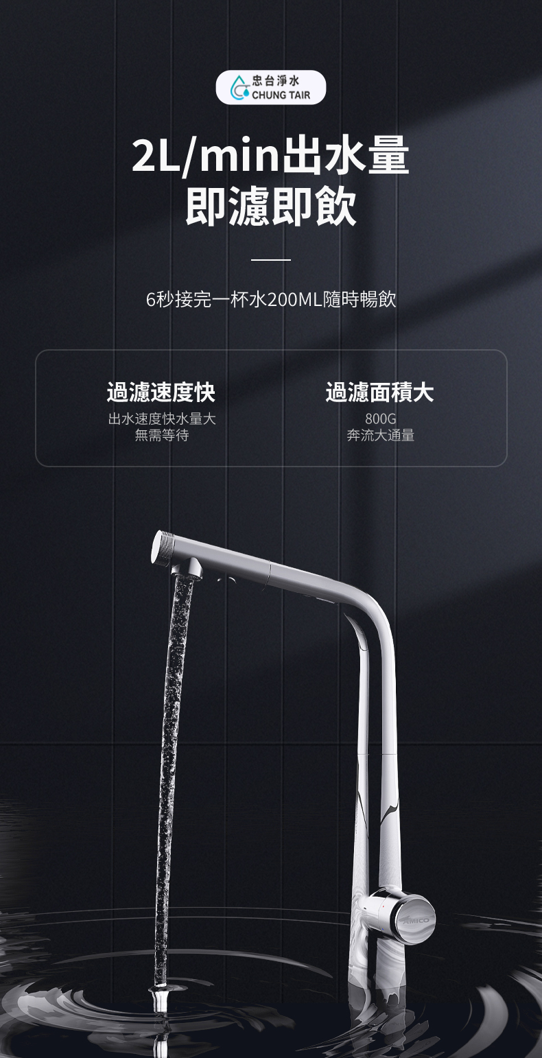 M2-800G 每分鐘 2 公升出水